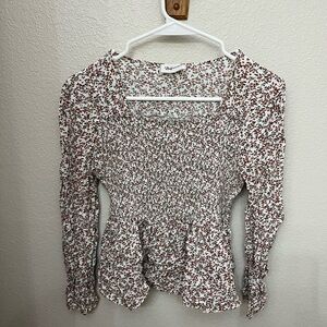 Lucy Avenue Smocked Babydoll Top